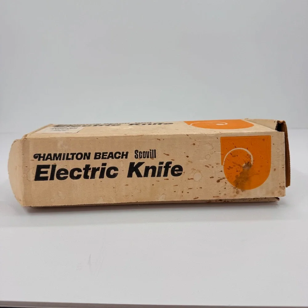 Vintage Hamilton Beach Scovill Electric Knife Model 275A Green Tested Works‎